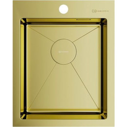 Мойка кухонная Omoikiri Akisame 41-LG (4973080) 1,2 мм, светлое золото, Цвет производителя: светлое золото - фото 