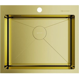 Мойка кухонная Omoikiri Akisame 59-LG (4973082) 1,2 мм, светлое золото, Цвет производителя: светлое золото - фото 