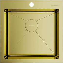 Мойка кухонная Omoikiri Akisame 51-LG (4973439) 1,2 мм, светлое золото, Цвет производителя: светлое золото - фото 