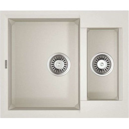 Кухонная мойка Omoikiri Sakaime 60-2-WH 4993911, белый, Цвет производителя: белый - фото 