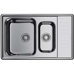 Мойка кухонная Omoikiri Sagami 79-2-IN (4993733) 0,8 мм, Цвет производителя: нержавеющая сталь - фото 