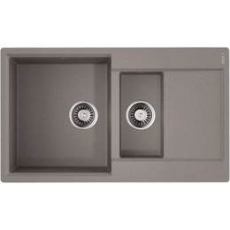 Кухонная мойка Omoikiri Daisen 86-2-GR 4993475, leningrad grey, Цвет производителя: Leningrad Grey - фото 