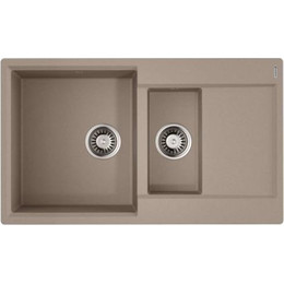 Кухонная мойка Omoikiri Daisen 86-2-SA 4993478, бежевый, Цвет производителя: бежевый - фото 