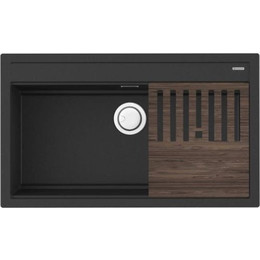 Кухонная мойка Omoikiri Kitagawa 86-LB-GB 4993794, графит, Цвет производителя: графит - фото 