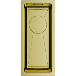 Мойка кухонная Omoikiri Taki 20-U/IF-LG (4973091) 1,2 мм, светлое золото, Цвет производителя: светлое золото - фото 