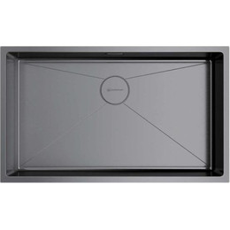 Мойка кухонная Omoikiri Taki 74-U/IF-GM (4993498) 1,2 мм, вороненая сталь, Цвет производителя: вороненая сталь - фото 