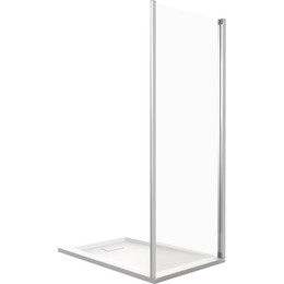 Боковая стенка Bas Lira SP-80-C-CH 80 см хром/прозрачное - фото 