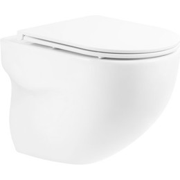Унитаз подвесной безободковый BelBagno Onda BB066CHR - фото 