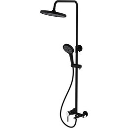 Душевая стойка Gappo G2403-6, черный/хром - фото 