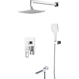 Душевая система для ванны Gappo G7117-8, белый/хром - фото 