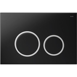 Кнопка смыва Iddis Unifix UNI03BCi77, черный матовый - фото 