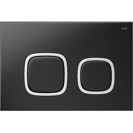 Кнопка смыва Iddis Unifix UNI04BCi77, чёрный матовый - фото 