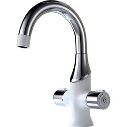 Смеситель для раковины Gappo Stella G1049, белый/хром - фото 
