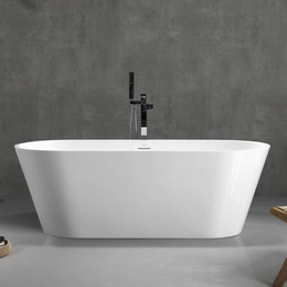 Ванна отдельностоящая Abber AB9320-1.5 150x75 см, Размер - мм: 1500х750 - фото 