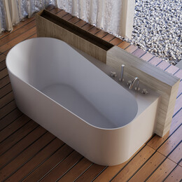 Ванна акриловая Abber AB9496-1.5 R 150x75 см - фото 