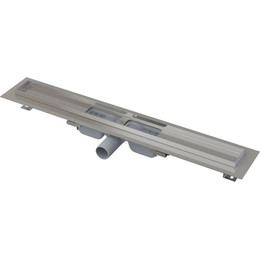 Трап AlcaPlast 145 см APZ101-1450, нержавеющая сталь, Цвет производителя: хром, Размер трапа: 1450 - фото 