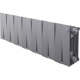 Радиатор Royal Thermo Piano Forte 200 Silver Satin 1120х280 мм (14 секций) - фото 