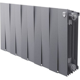 Радиатор Royal Thermo Piano Forte 350 Silver Satin 800х380 мм (10 секций) - фото 