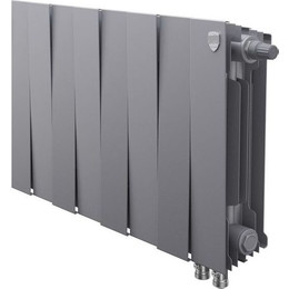 Радиатор Royal Thermo Piano Forte 300 VDR Silver Satin 640х380 мм (8 секций) - фото 