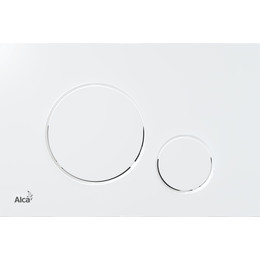 Кнопка смыва Alcaplast Thin M670, белый - фото 