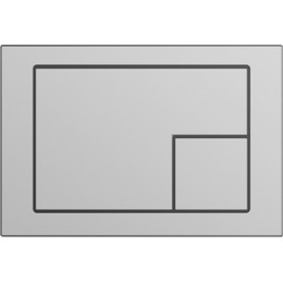 Кнопка смыва Cersanit Corner A64107, хром матовый - фото 