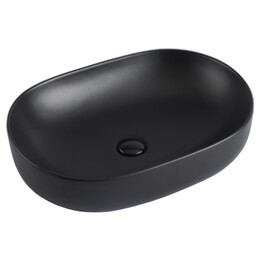 Раковина-чаша Azario 60 см AZ-2196MDH, графит матовый - фото 