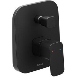 Смеситель для ванны Ravak 10° Free black -TD F 061.20 X070156, чёрный матовый - фото 