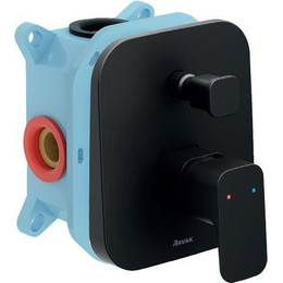 Смеситель для ванны Ravak 10° Free black -TD F 065.20 X070158, чёрный матовый - фото 
