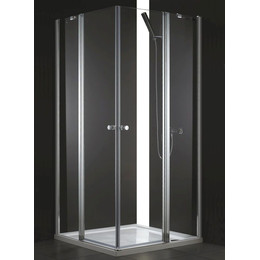 Душевое ограждение Cezares 120х100 см ELENA-W-AH-2-120/100-P-Cr-R, хром/матовое - фото 