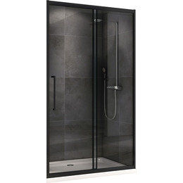 Душевая дверь Abber Schwarzer Diamant 180 см AG30180BH, черный/прозрачное - фото 