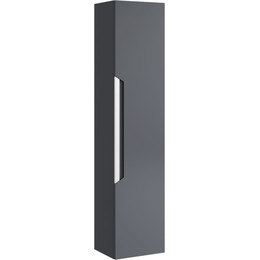 Пенал подвесной Aqwella Cube 30 см CUB0503GR, универсальный, серый - фото 