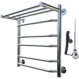 Полотенцесушитель электрический Тругор Браво3 ТЭН с полкой П6 500x600 мм (возможность скрытого подключения) 00-00018700 - фото 