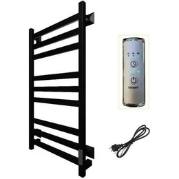 Полотенцесушитель электрический Тругор Пэк сп 21 ВГП П9 500х800 мм, чёрный (возможность скрытого подключения) 00-00043008, Цвет производителя: чёрный - фото 