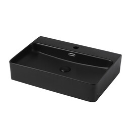 Раковина-чаша Abber Rechteck 61 см AC2201MB, черный матовый - фото 