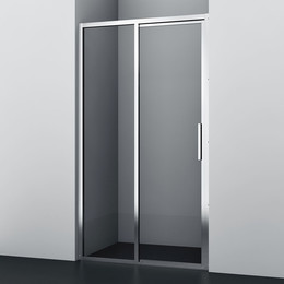 Душевая дверь WasserKraft Lopau 120 см 32S05L, хром/прозрачное - фото 