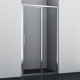 Душевая дверь WasserKraft Lopau 120 см 32S05R, хром/прозрачное - фото 