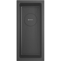 Мойка кухонная Omoikiri Taki 20-U/IF-GB (4997015) 1,2 мм, графит, Цвет производителя: графит - фото 