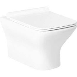 Унитаз подвесной безободковый Belbagno Romano BB248CHR-SM с крышкой микролифт - фото 