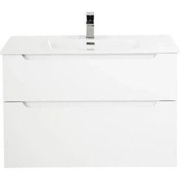 Тумба подвесная с раковиной BelBagno ETNA-H60-1200-2C-SO-BL-P 120 см, Bianco Lucido - фото 