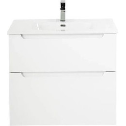 Тумба подвесная с раковиной BelBagno ETNA-H60-600-2C-SO-BL-P 60 см, Bianco Lucido, Цвет фасада: Bianco Lucido - фото 