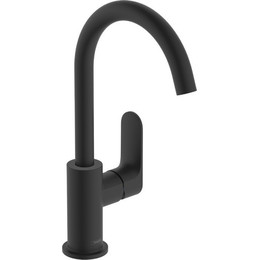 Смеситель для раковины Hansgrohe Rebris S 72536670, черный матовый - фото 
