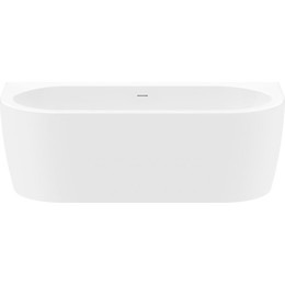 Ванна акриловая Cezares Slim Wall 180x79 см Slim Wall-180-80-60-W37-SET - фото 