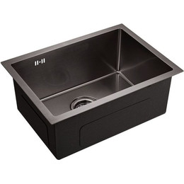 Кухонная мойка Emar EMB-132 PVD Nano Dark 1 мм, чёрный, Цвет производителя: чёрный - фото 