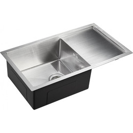 Кухонная мойка Emar EMB-124 Satine 1,2 мм, сатин, Цвет производителя: сатин - фото 