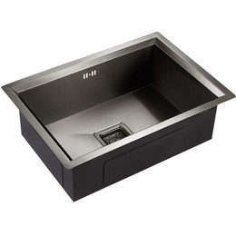 Кухонная мойка Emar EMB-129А PVD Nano Dark 1 мм, чёрный - фото 