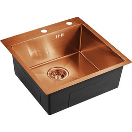 Кухонная мойка Emar EMB-117A PVD Nano Coppery 1 мм, медь, Цвет производителя: медь - фото 