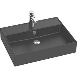 Раковина подвесная Jacob Delafon Vivienne 60 см EXBH112-NGM, черный матовый - фото 