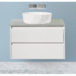 Тумба подвесная со столешницей BelBagno Kraft 90 см KRAFT-900-2C-SO-BO+KEP-90-MGL-W0 - фото 