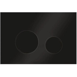 Кнопка смыва Veconi Round VFR002BL, черный матовый - фото 