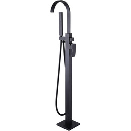 Смеситель для ванны Abber Wasserfall AF8615B, черный матовый, Цвет производителя: чёрный матовый - фото 